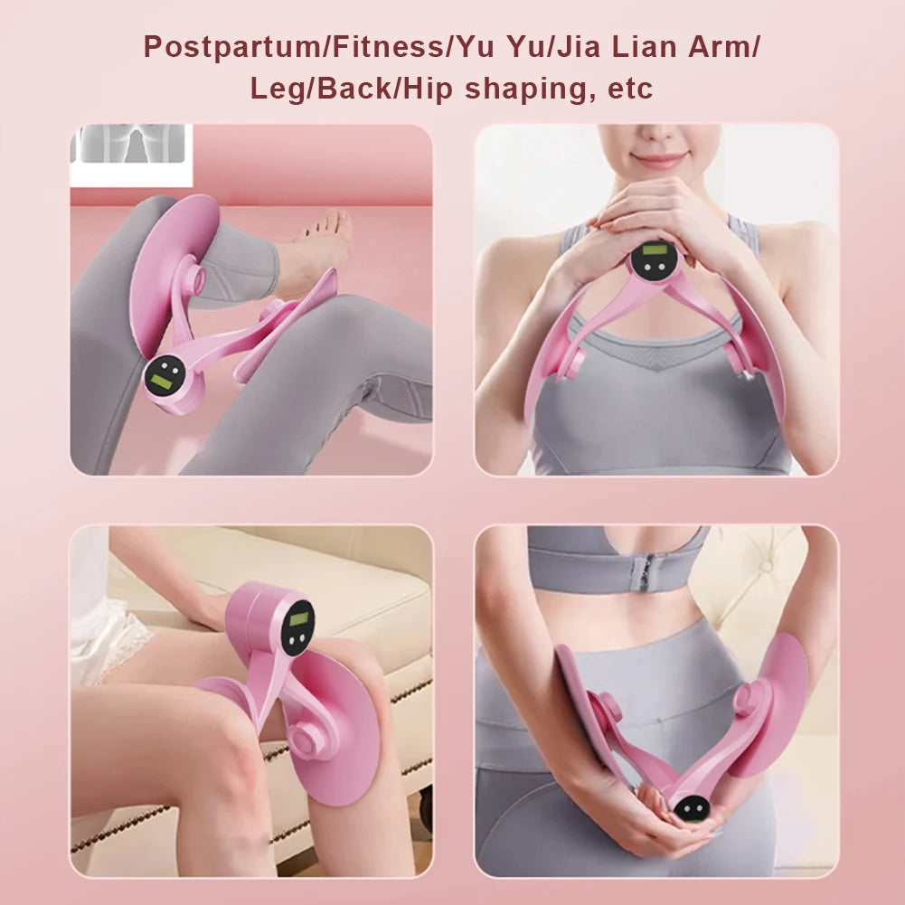 Digital Counter Hip Trainer Leg Trainers Pelvic Floor Muscle Trainer Thigh Master Adjustable Leg Exercises Leg & Butt Training