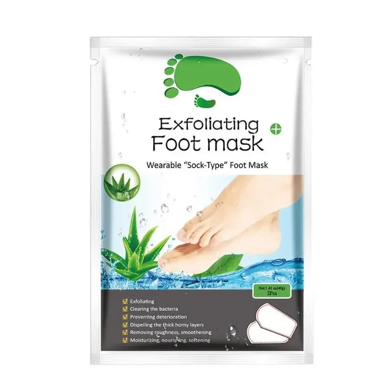 2pcs/Set Socks For Pedicure Socks For Feet Peeling Foot Mask Health Care Skin Care Feet Dead Skin Removal Exfoliating Foot Mask