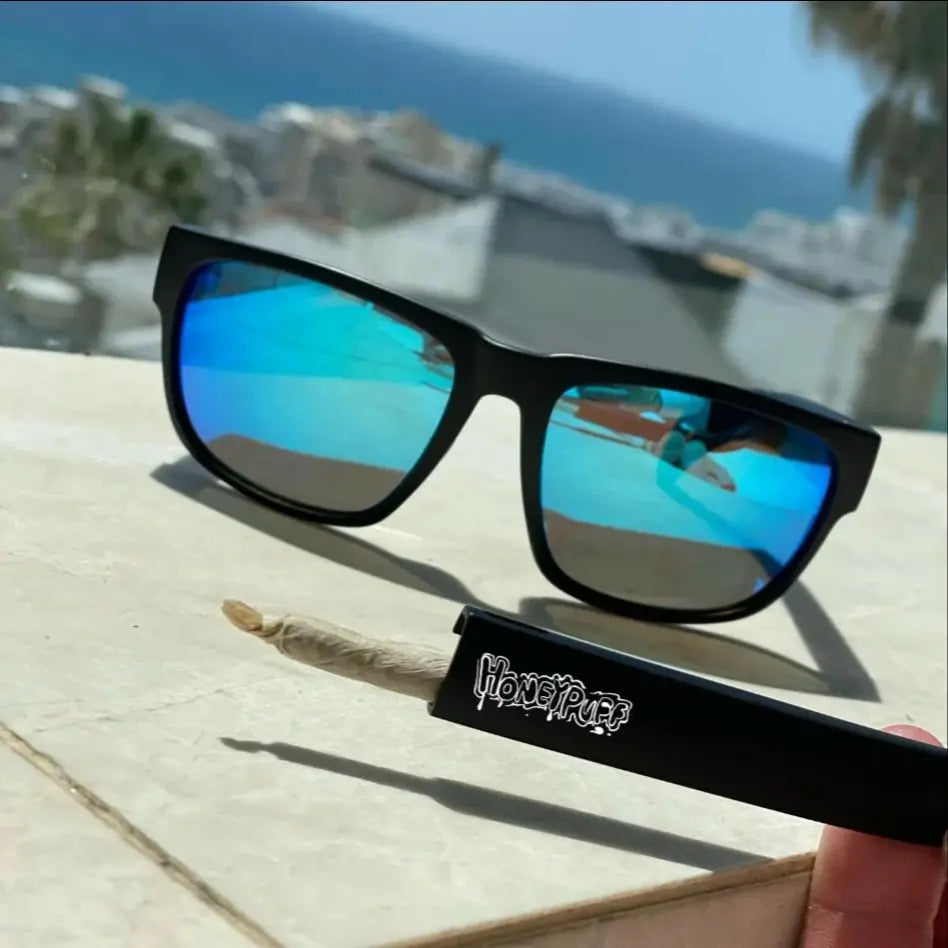 Sunglasses Hidden Tapered Cigarette Storage Tube Removable Glasses Holder Horn Tube Tobacco Box Smoking Pipe Accessories