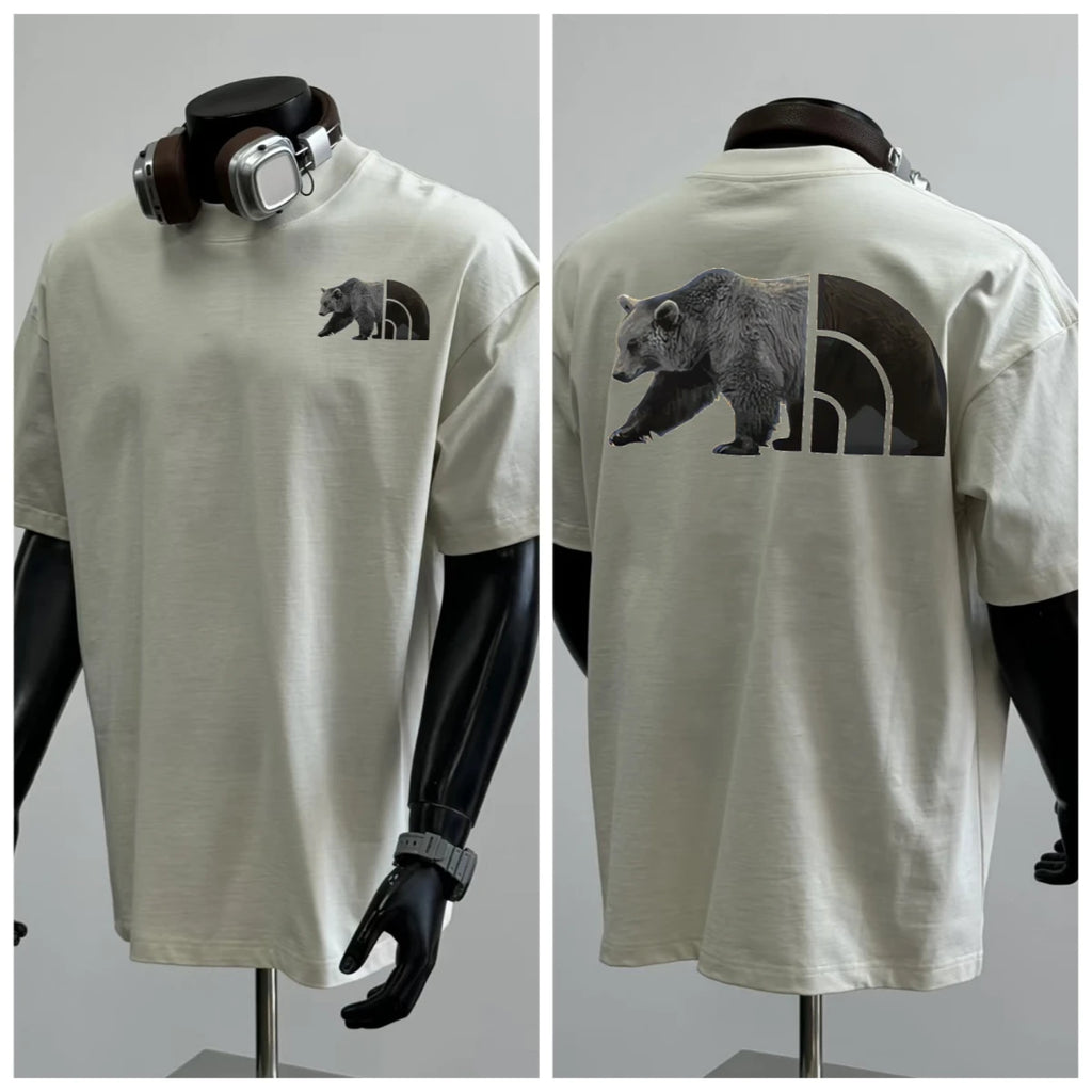 Trendy Brand Pure Cotton Short-sleeved T-shirt The Same Half-sleeved Simple Top for Men and Women Sports and Leisure Are TOP