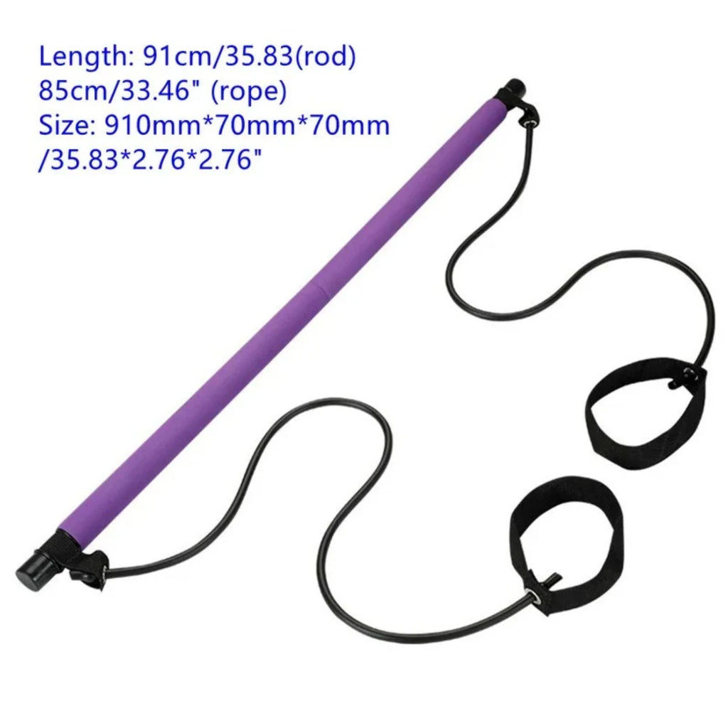 Resistance Bands Trainer Yoga Pull Rods Pull Rope Portable  Gym Body Workout