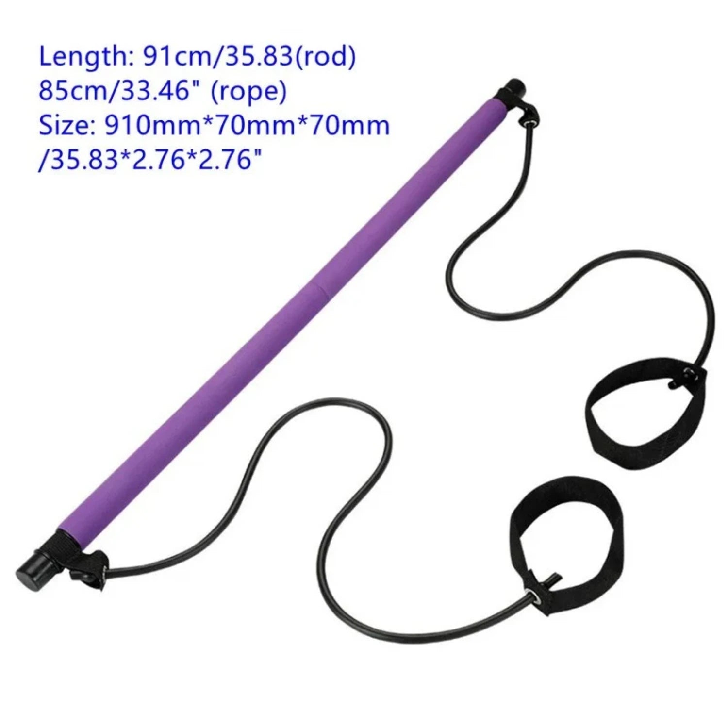 Resistance Bands Trainer Yoga Pull Rods Pull Rope Portable  Gym Body Workout