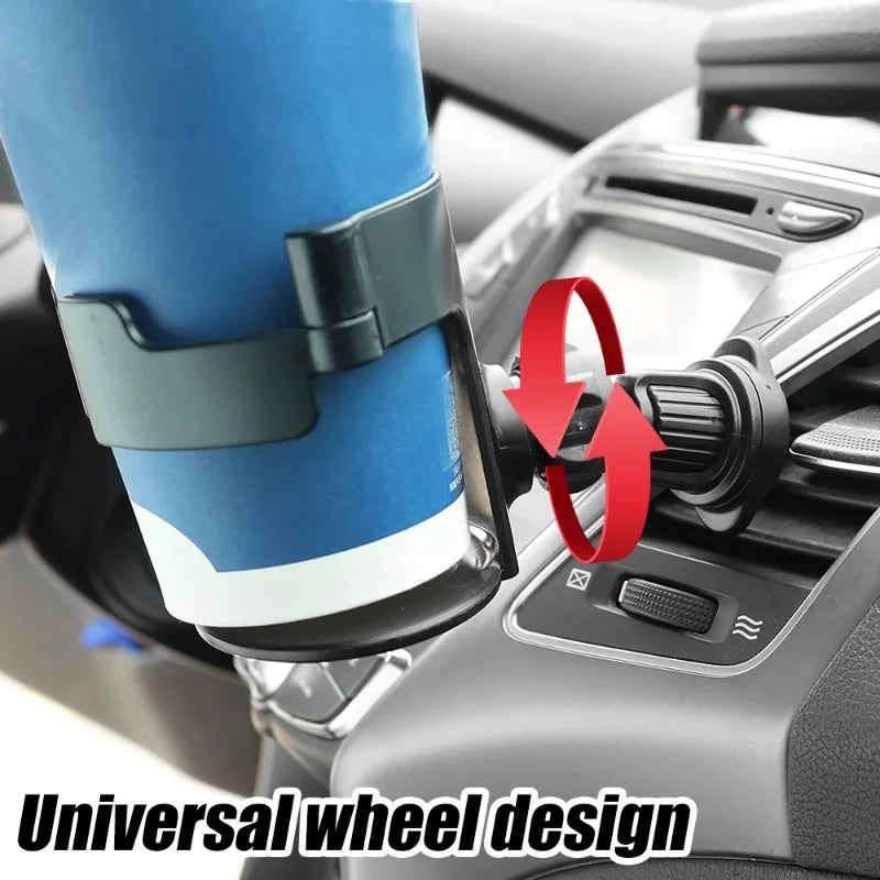 Car Cup Holder Multifunctional Auto Air Conditioning Outlet Hanging Drink Holder Ashtray Water Cup Bracket Phone Anti-slip Stand
