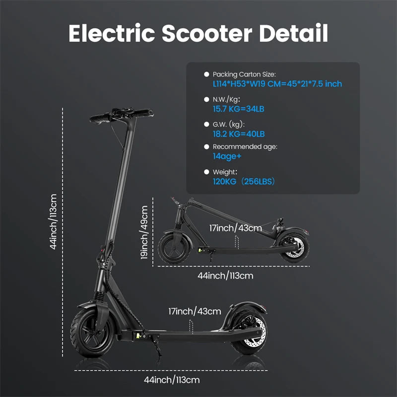 Electric Scooter 350W E Scooter Shock-absorbing ‎8.5 Inches Folding waterproof Commuting Electric Scooters