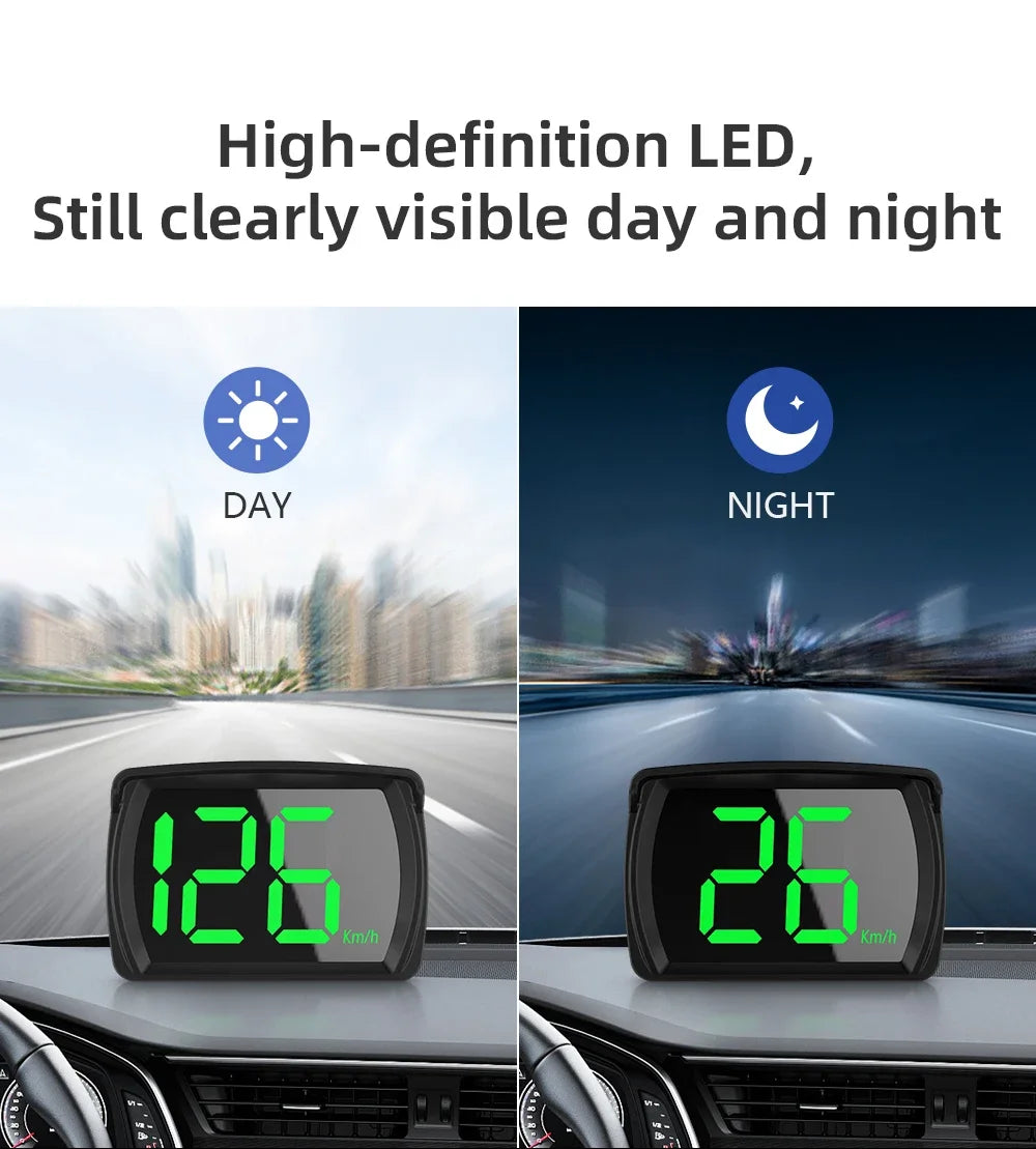 New M22 Car GPS Head Up Display Speed RPM KMH MPH HUD GPS Speedometer Projector Screen Dashboard with Odometer Overspeed Alarm