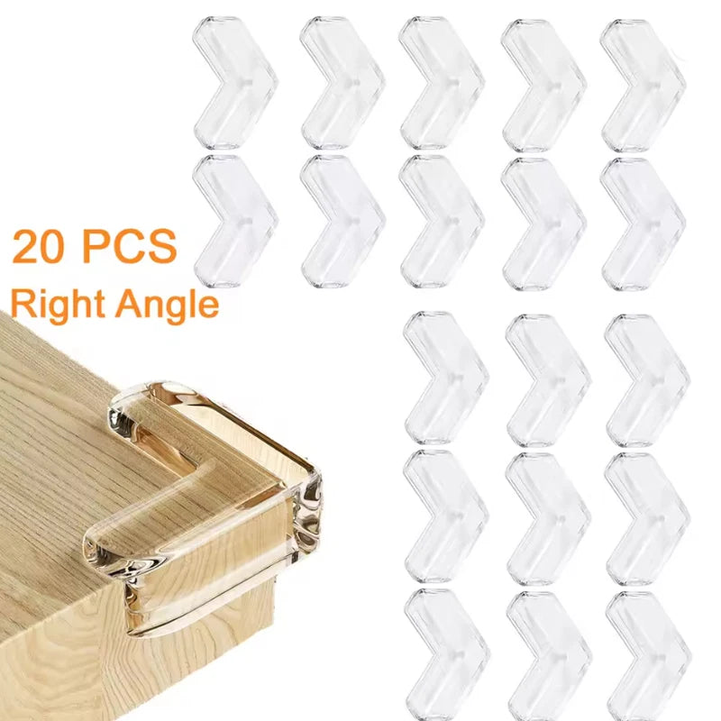 10/20Pcs Baby Safety Table Corner Protector Furniture Edge Protection Cover Transparent Children Anti Collision Edge Guards