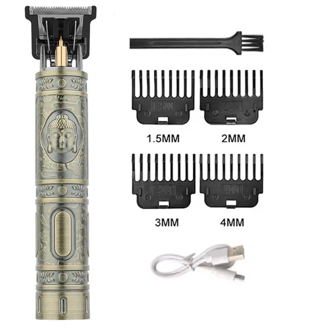 T9 Professional Hair Clipper /Accessories | USB Fast Charging Electric Hair Cutting Machine 0mm Portable for Men Home Haircut