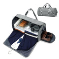 Foldable Convertible Garment Duffle Bag for Travel - 2-in-1 Hanging Suit Organizer & Carry-On Duffel Luggage Business Travel Bag