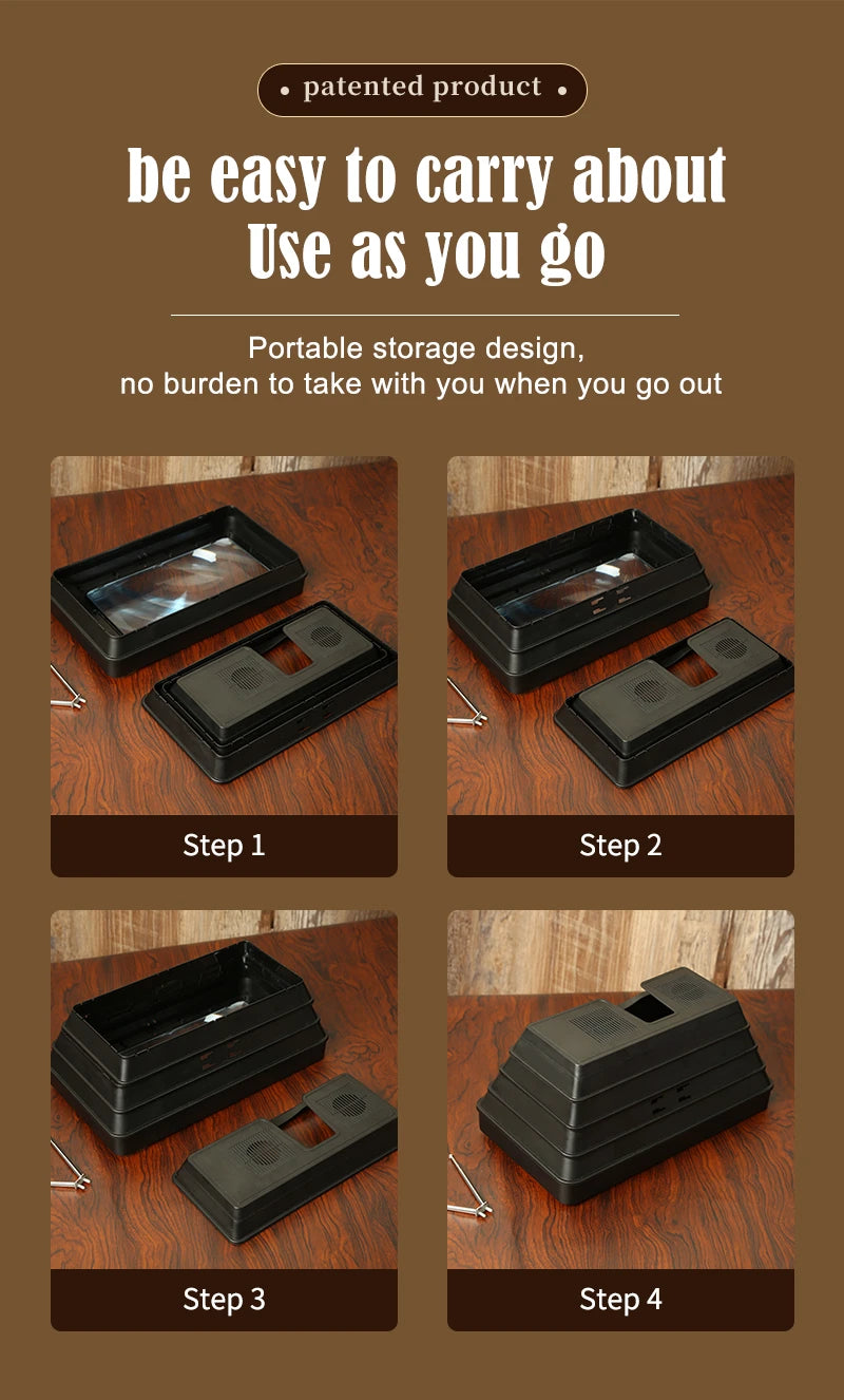 Phone Screen Magnifier Enlarged Expand Stand Phone Holder HD Video Amplifier Eyes Protection Retro TV Box For Iphone Xiaomi