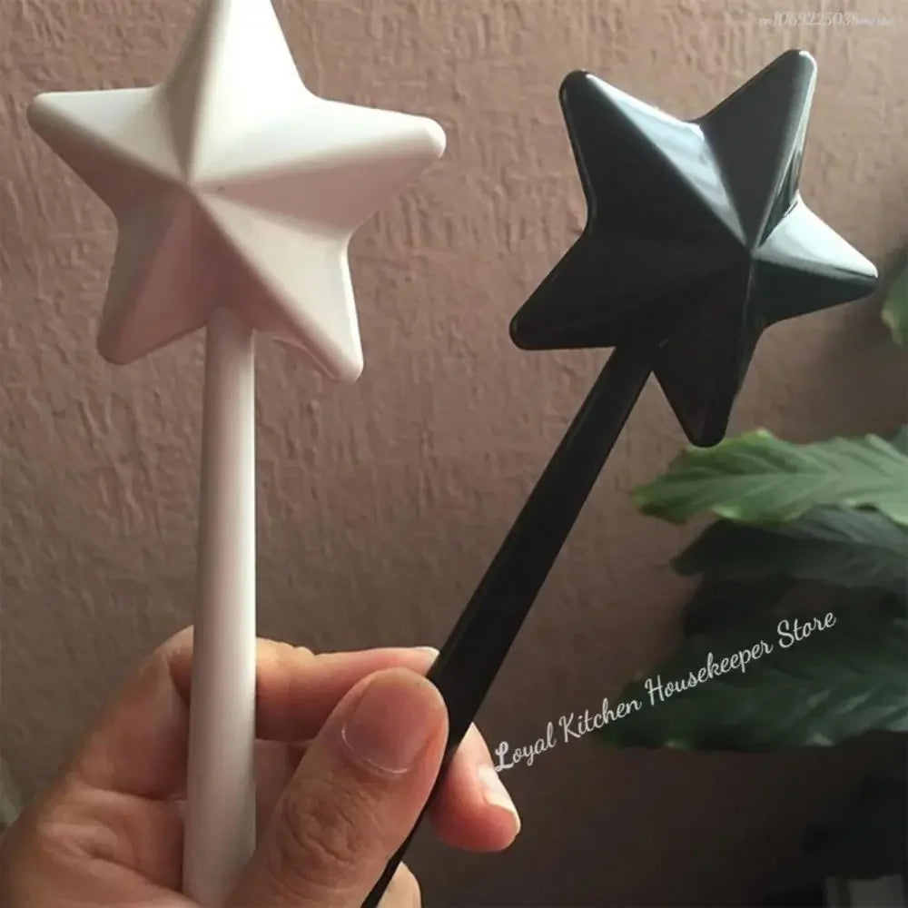 Portable Salt Pepper Shakers  Refillable Magical Star Wand Spice Dispenser Seasoning Shaker Set Kitchen & Dining BBQ Supplies바비큐