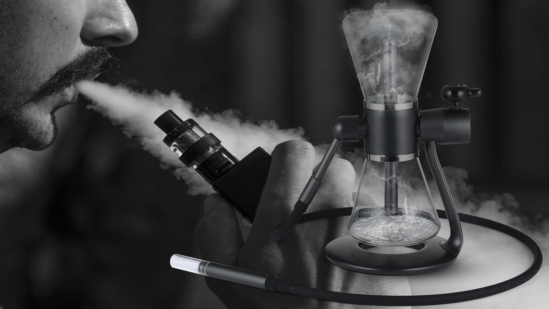 Gravity Hookah 360° Hookah Rotating Glass Metal Gravity Shisha SANDGLAS Portable Two-Way Gravity Infuser