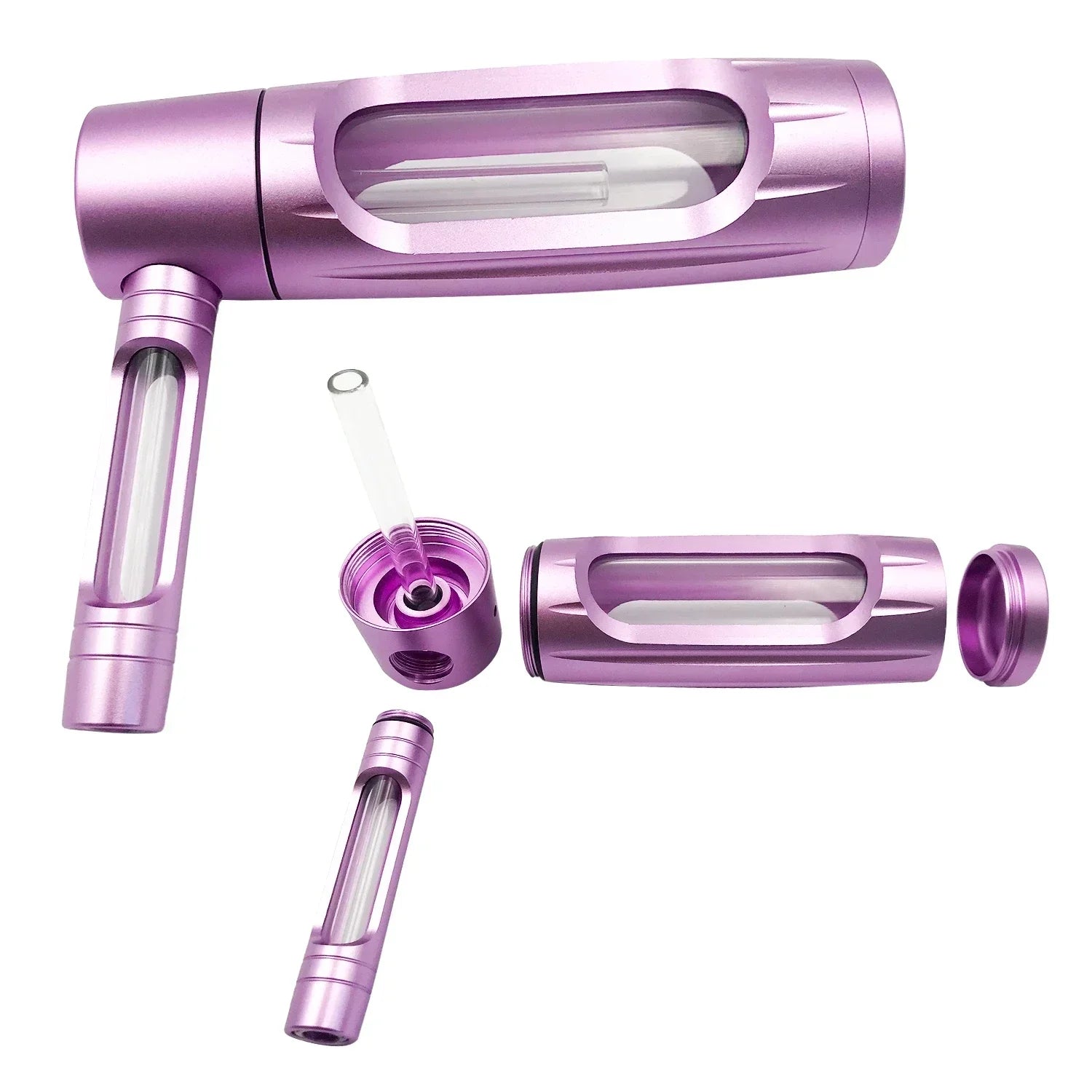 New Metal Smoking Pipe Portable  Aluminium Alloy Water Pipes Hookah Shisha Pipa for Smoke Accessories
