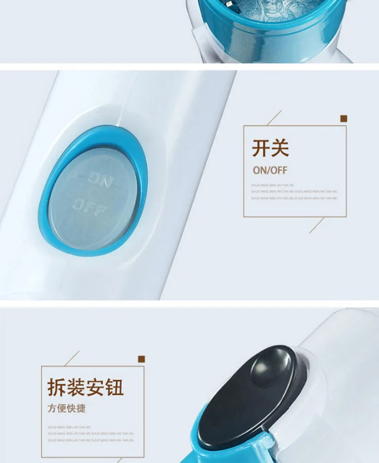 Electric Cleaning Brush Multifunctional Household Bathroom Floor Corner Gap Shower Room Glass Brush