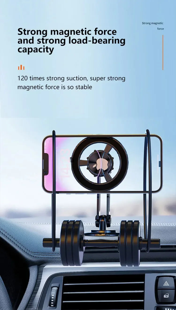 Magnetic Car Phone Holder Stand Magnet Car Mount Smartphone GPS Mobile Cell Support in Car Bracket for iPhone 15 Samsung Xiaomi