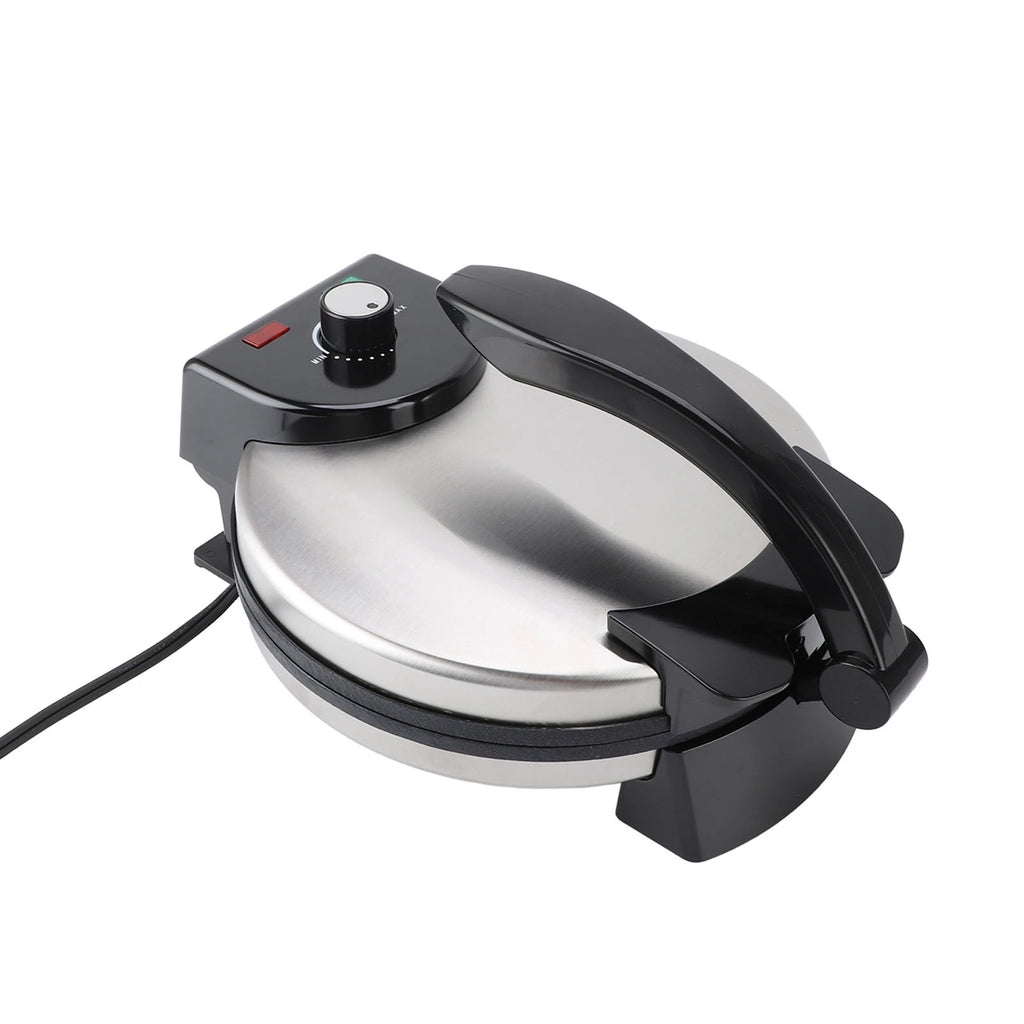 Roti Maker Machine 10in Simple  Easy Cleaning Knob Temperature Control 110V US Plug Electric Crepe Maker for Kitchen Tortilla