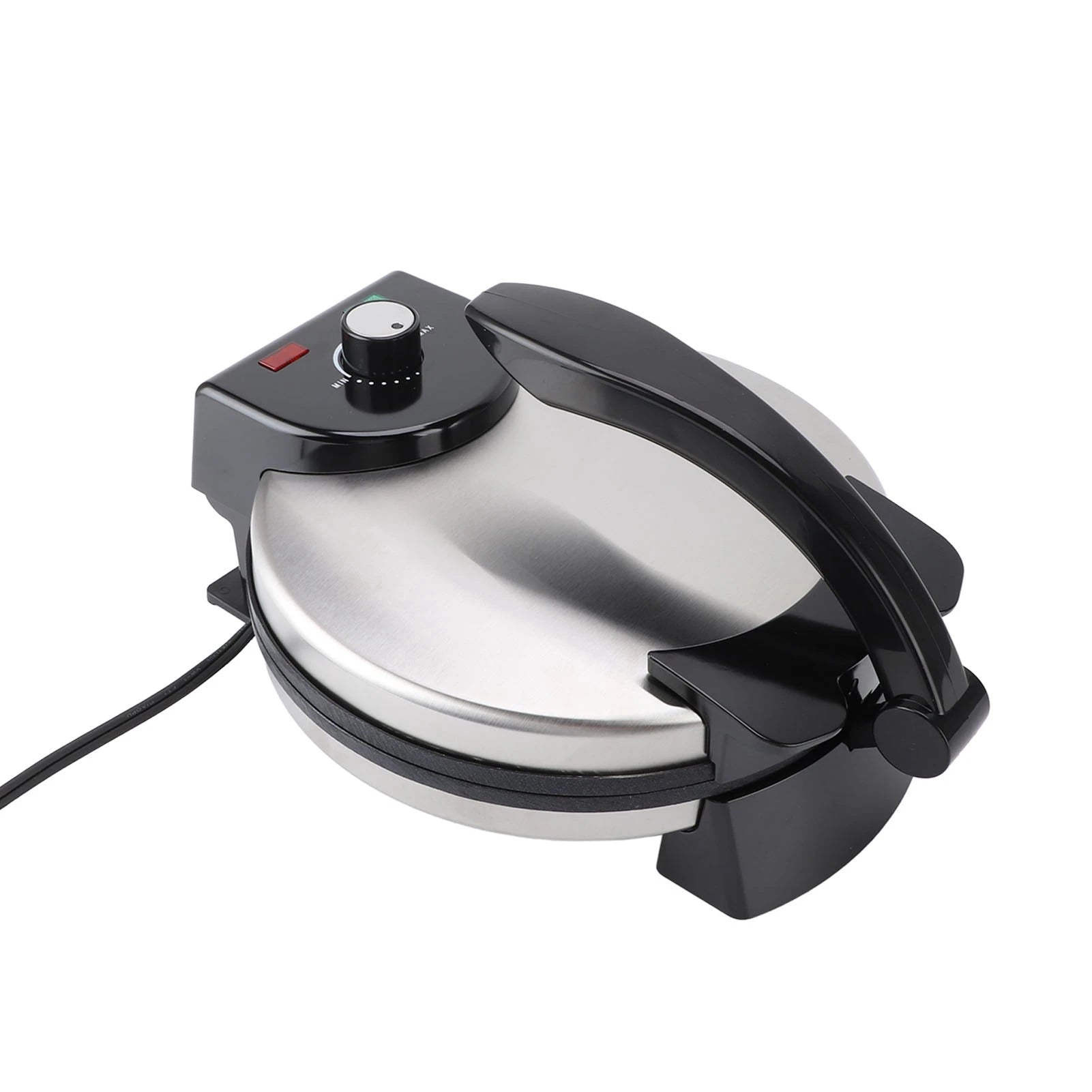 Roti Maker Machine 10in Simple  Easy Cleaning Knob Temperature Control 110V US Plug Electric Crepe Maker for Kitchen Tortilla