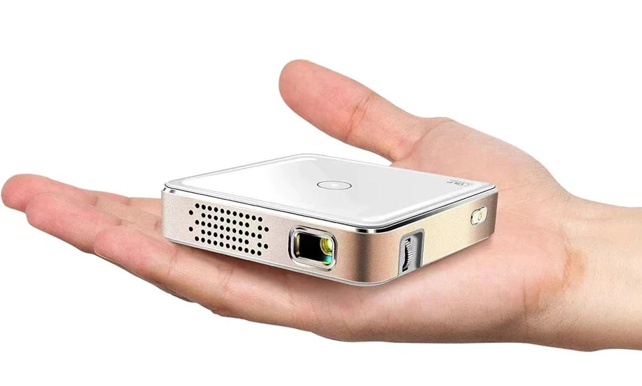 Smartldea New Mini dlp HD Projector support 1080p build in Battery Capacity wired Phone Mirroring proyector Home Theater beamer