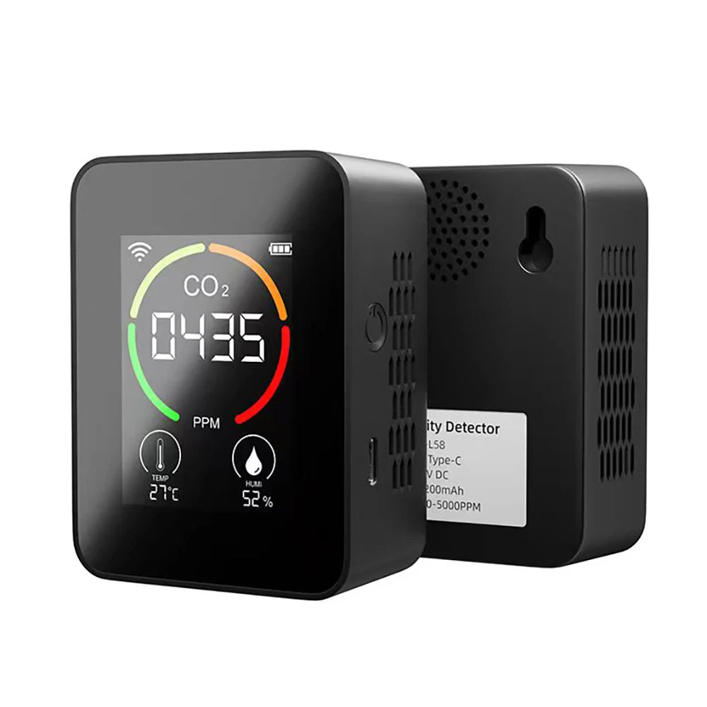 Air Monitor CO2 Carbon Dioxide Detector 3 in 1 Greenhouse Warehouse  Quality Temperature Humidity  Fast Measurement