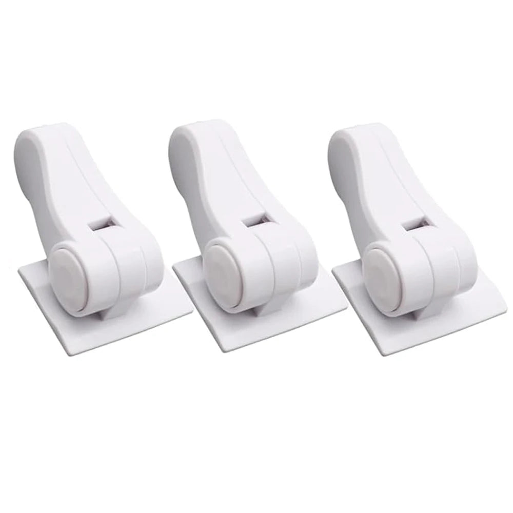 Child Proof Door Lever Lock Baby Safety Door Handle Lock with 3M Adhesive No Drilling Needed Minimalist Design for Home Security
