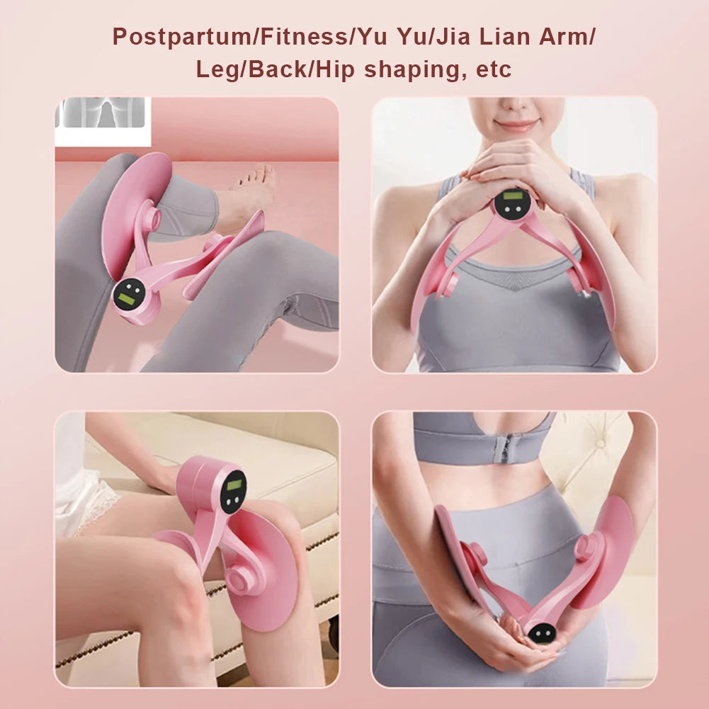 Digital Counter Hip Trainer Leg Trainers Pelvic Floor Muscle Trainer Thigh Master Adjustable Leg Exercises Leg & Butt Training
