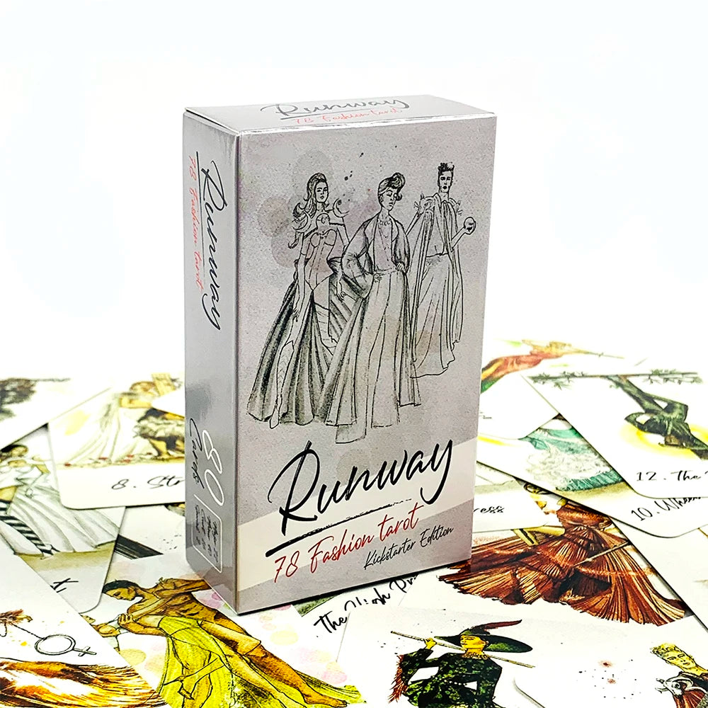 New Runway Tarot Cards A 80 Deck Leisure Entertainment Divination Edition Borad Playing Games，Collecting Hobby Cards