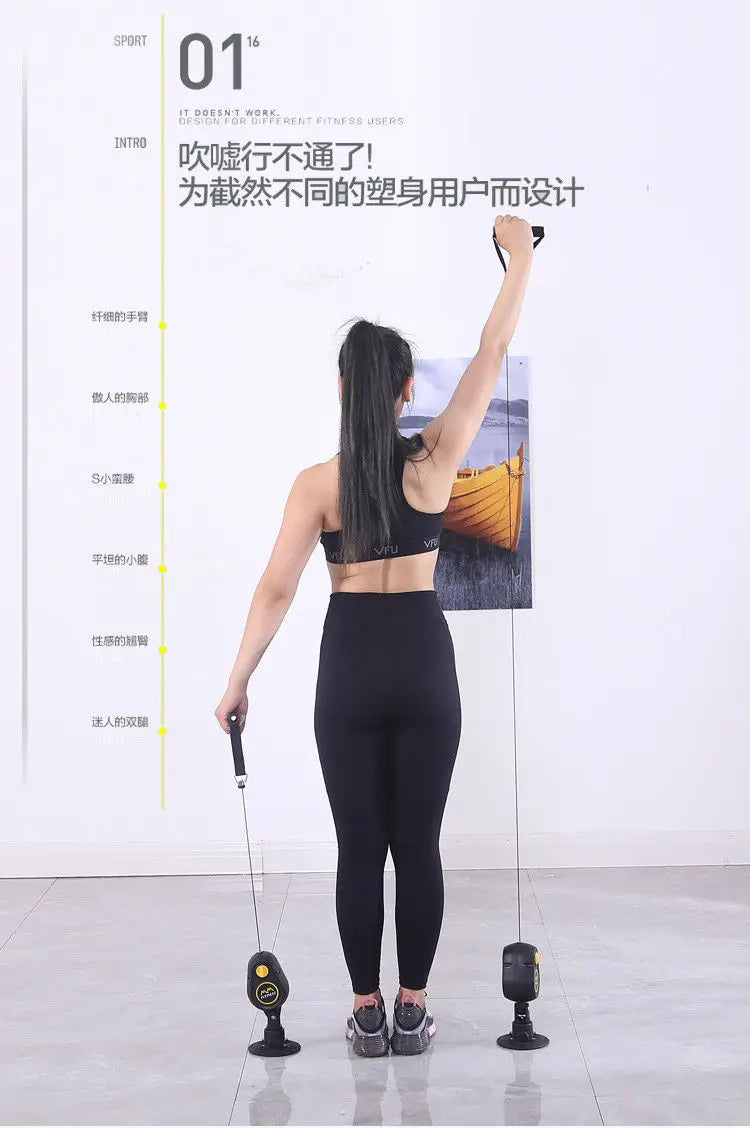 Tension Rope Fitness Equipment Household Elastic Belt Weight Loss Resistance Belt Men and Women Yoga Weight Loss