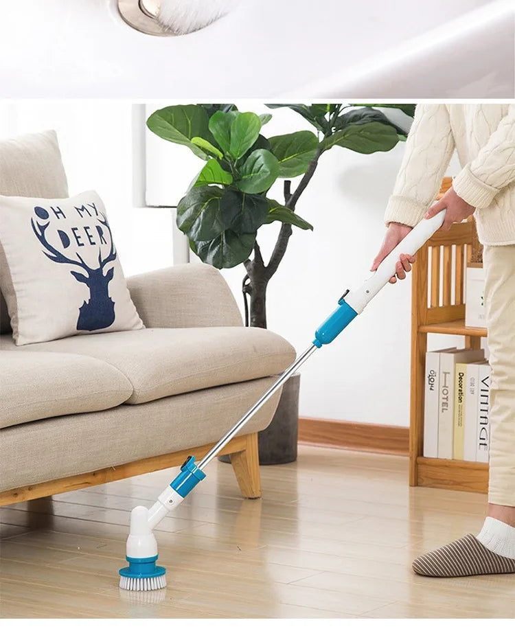 Electric Cleaning Brush Multifunctional Household Bathroom Floor Corner Gap Shower Room Glass Brush