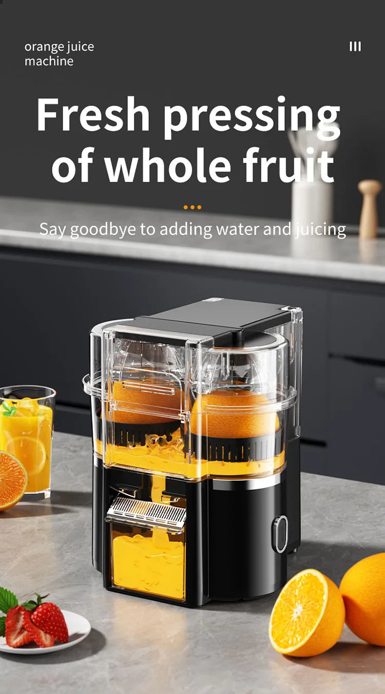 DualHead Electric Orange Juicer Squeezer Citrus Juicer Machines with Power Cord Cleaning Brush for Home Kitchen