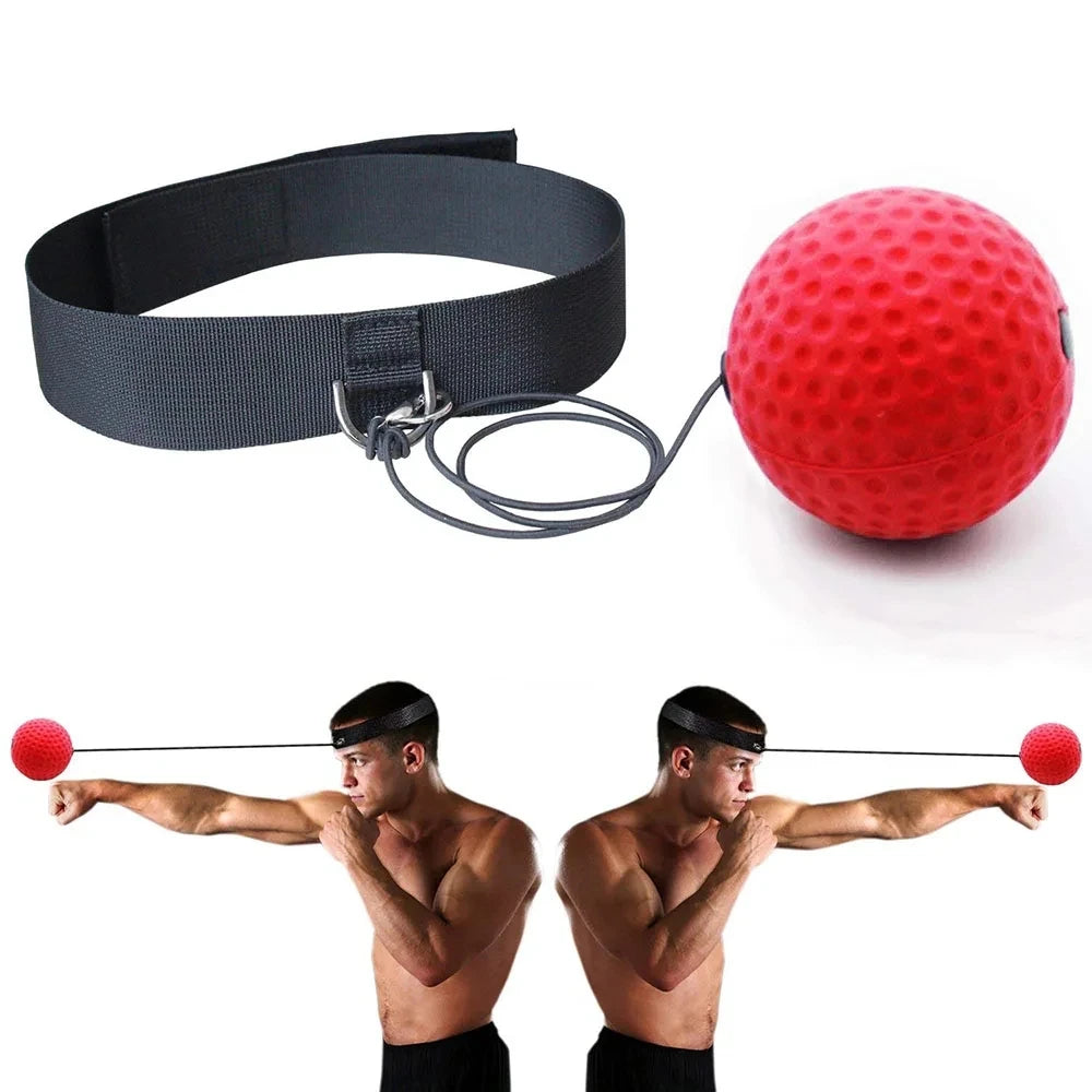 Boxing Training Ball Kid Box Ball Single Game With Headband Parent-child Interaction Boxing Reflex Ball For Reaction Punching