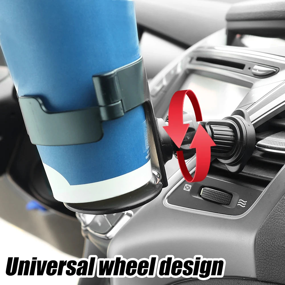 Car Cup Holder Multifunctional Auto Air Conditioning Outlet Hanging Drink Holder Ashtray Water Cup Bracket Phone Anti-slip Stand