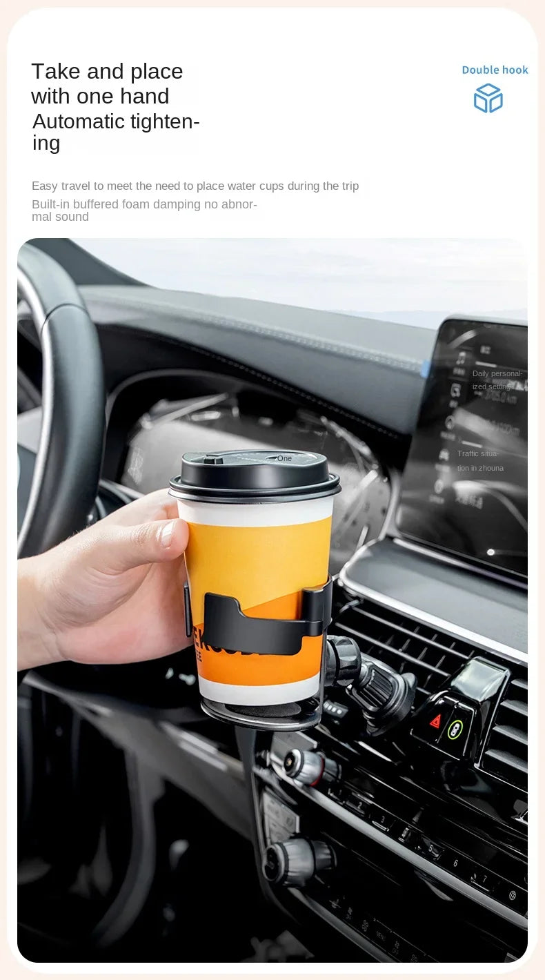 Car Water Cup Holder Tea beverage Holder Car air conditioning outlet ashtray fixed frame seat multi-function