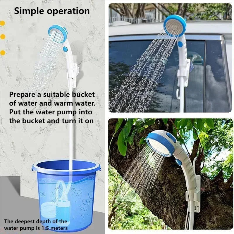 Standard Version Multiple Upgraded Models Of Outdoor Camping Electric Shower Pet Shower Outdoor Camping Shower Outdoor Tool