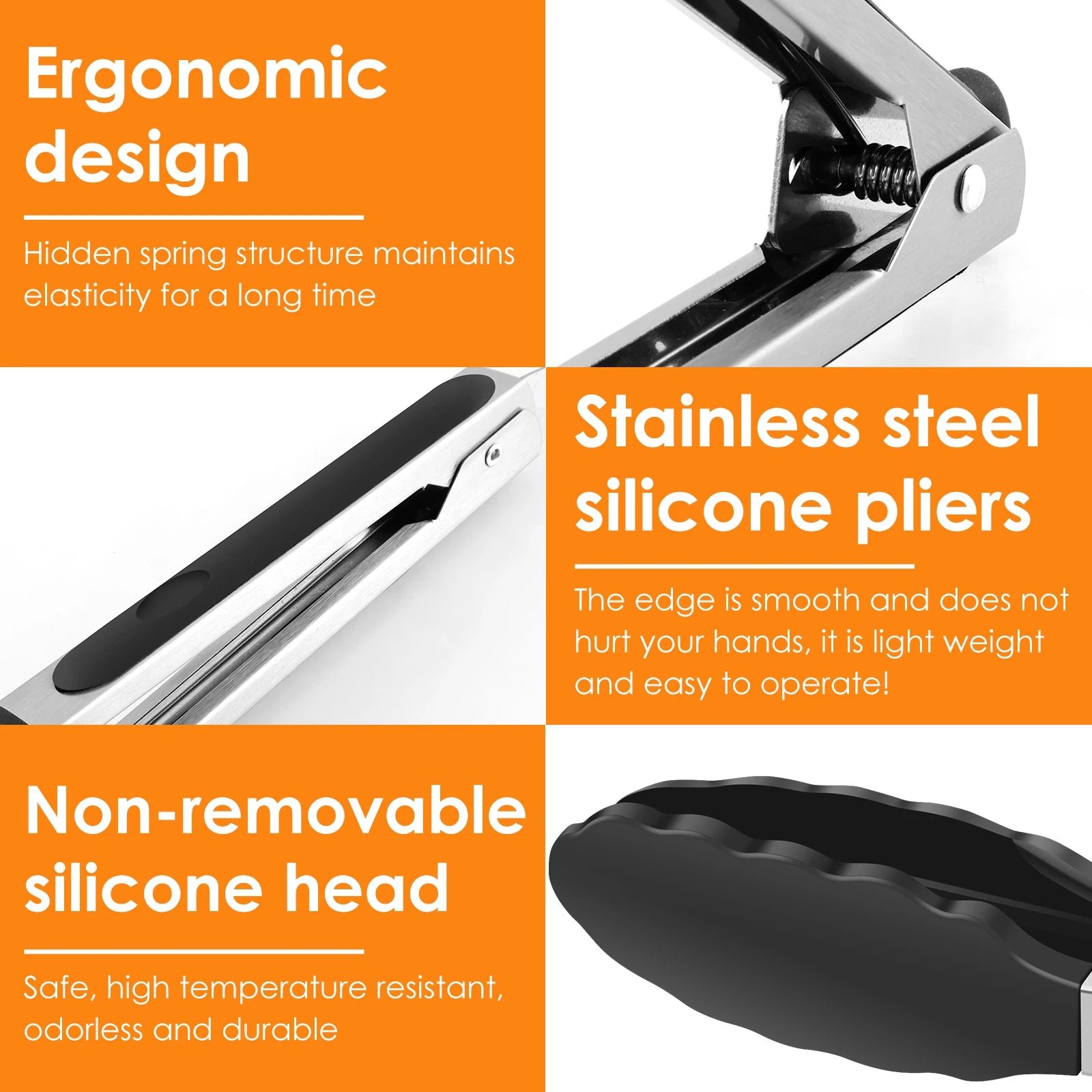 Chicken Shredder Non-Slip Meat Grinders for Pork Beef Cooked Chicken Breasts Vegetable Kitchen Tool Ergonomic Handle Shredder