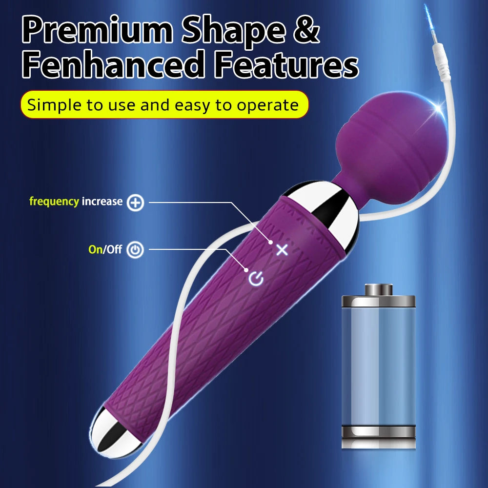 Powerful AV Vibrator for Women Dildo Magic Wand G spot Clitoris Stimulator Masturbator Massager Erotica Sex Toys for Adults