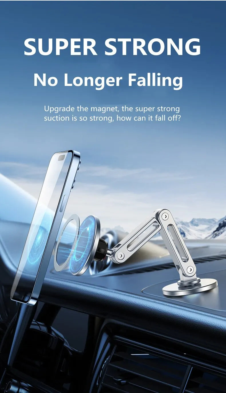 Magnetic Car Phone Holder Stand Magnet Car Mount Smartphone GPS Mobile Cell Support in Car Bracket for iPhone 15 Samsung Xiaomi