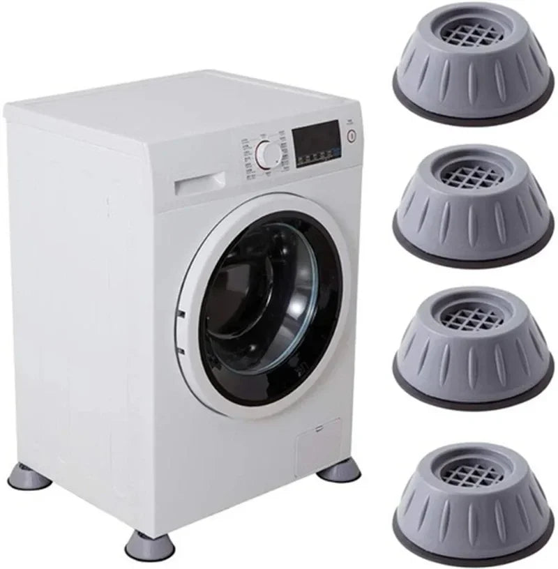 4Pcs Anti Vibration Feet Pads Waterproof Legs Slipstop Silent Skid Raiser Mat Washing Machine Support Dampers Stand Furniture