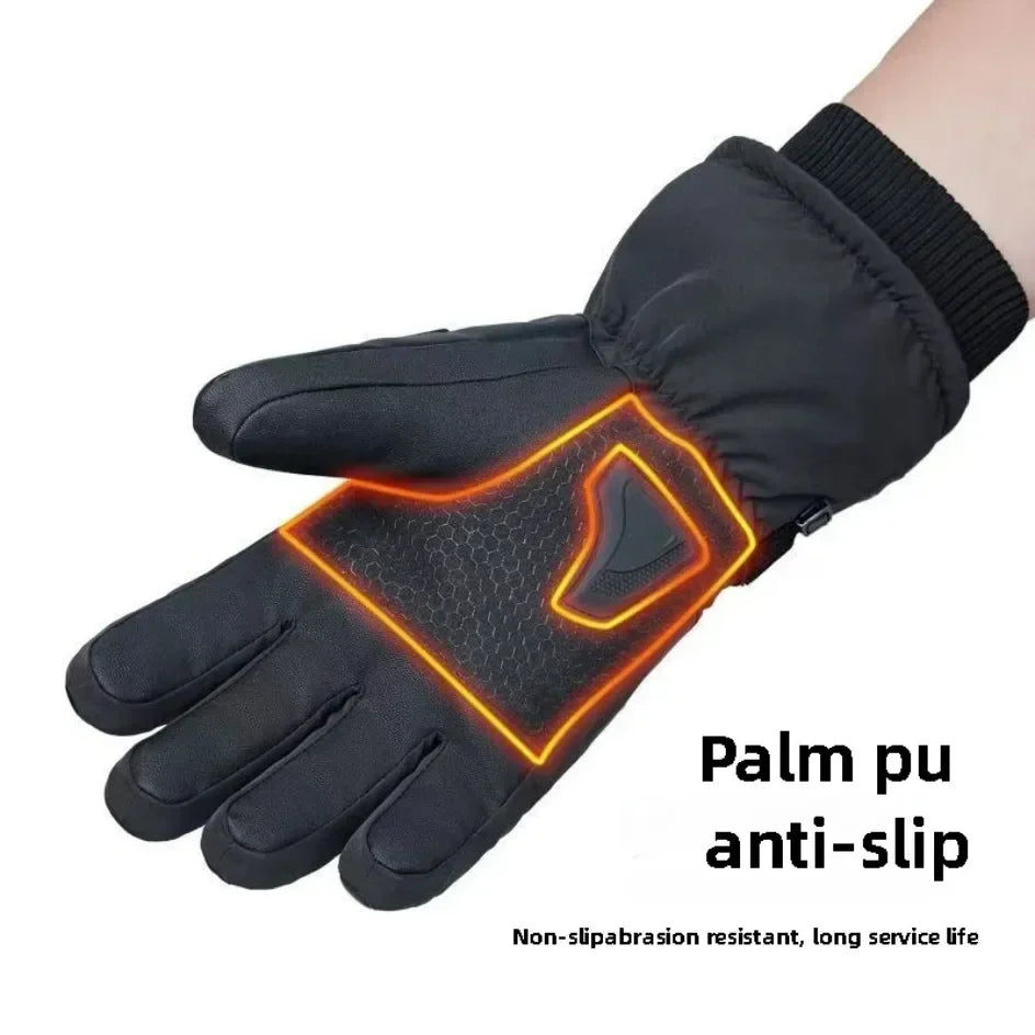 Heated Motorcycle Gloves for Men Tactical Winter Gloves Bicycle Supplies Skiing Gear Bike Accessories Warm Cycling