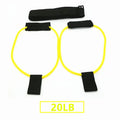 Muscle Strength Training Resistance Band Legs Waist Belt Pedal Exercise Body Building Workout Elastic Bands Fitness Equipment