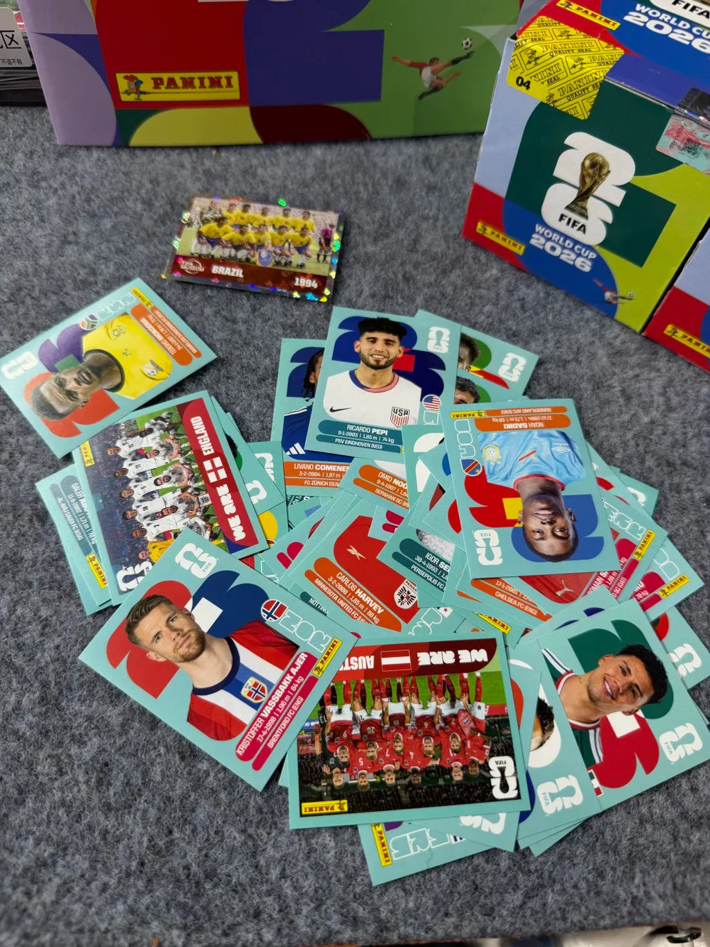 Genuine Panini 2026 World Cup Sticker Pack & Album Limited Edition Soccer Memorabilia Set Collection Football Souvenir Gifts