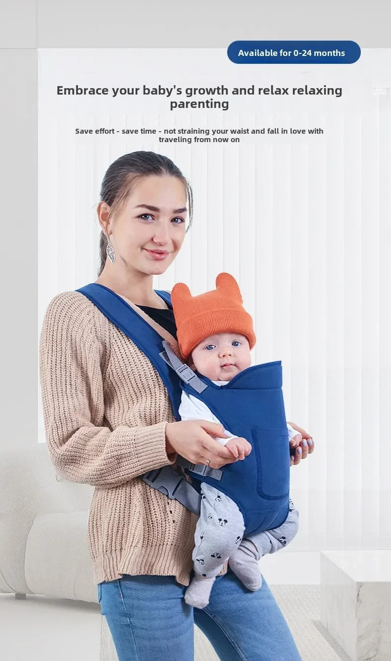 Baby Going Out Safety Sling Carrier Multifunctional Shoulder Baby Carrier Four Methods Front and Back Versatile for All Seasons