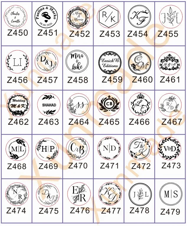 Customize Embossing Stamp Wedding Monogram Embosser Stamp,Personalized 2 initials Embosser Stamp,Wedding gift,hand held embosser