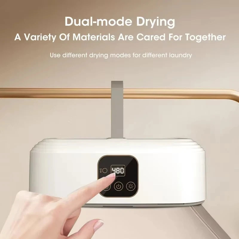 Electric Portable Clothes Dryer UV Sterilization Foldable Laundry Dryer Compact Folding Clothing Dryer