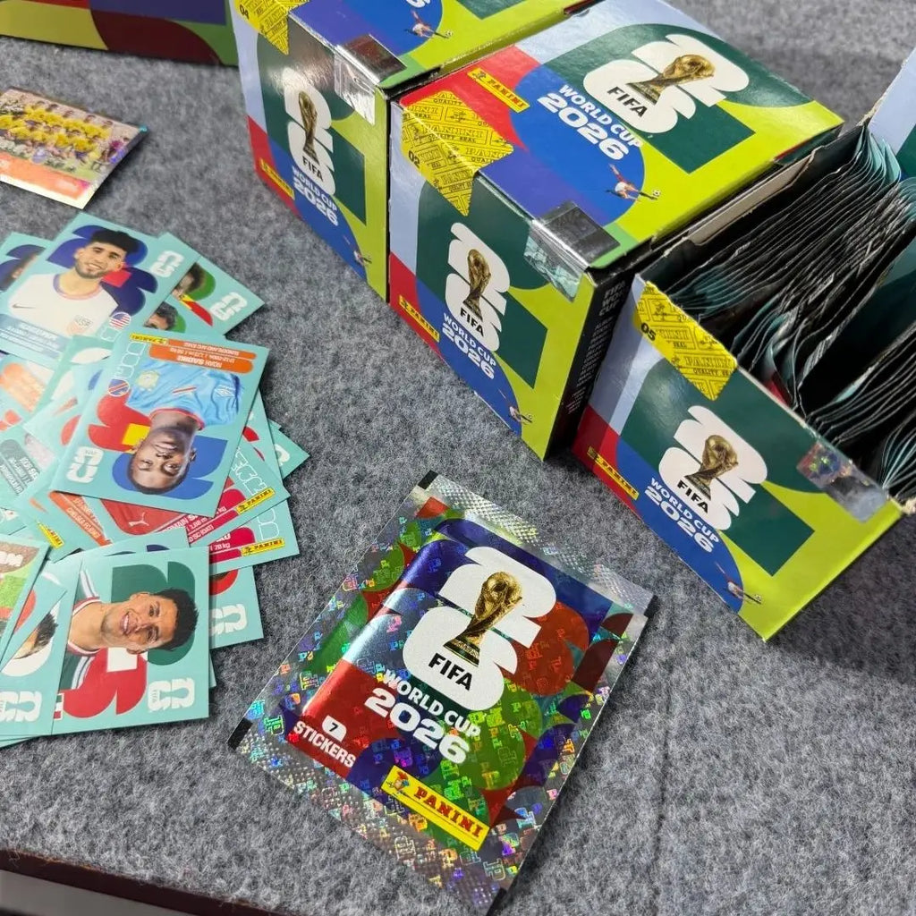 Genuine Panini 2026 FIFA World Cup Sticker Album Limited Gold Silver Official 2026 Stickers Collection Football Souvenir Gift