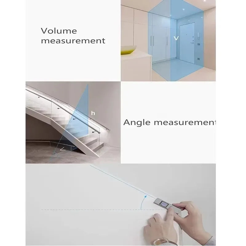 Original AtuMan DUKA Laser Range finder 25/40m LS-P/LS-1 Portable USB Charger High Precision Measurement Laser Range Finder