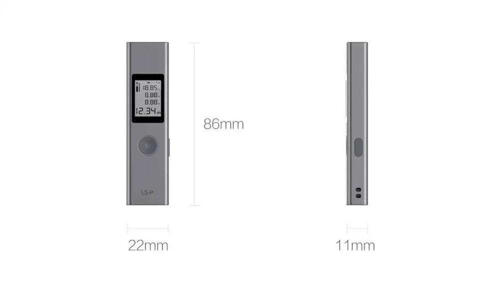 Original AtuMan DUKA Laser Range finder 25/40m LS-P/LS-1 Portable USB Charger High Precision Measurement Laser Range Finder