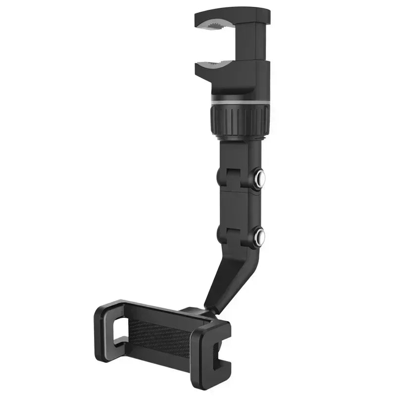 Rearview Mirror Phone Holder for Car - Multifunctional Car Phone Mount, Universal Cellphone Mount for Almost All Cell Phone &Car