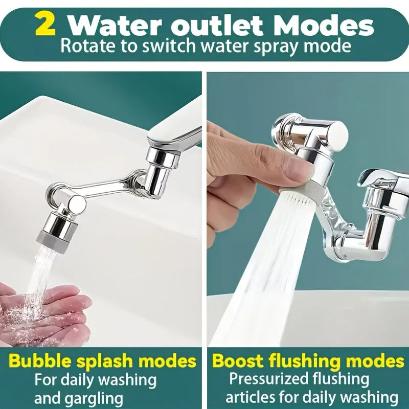 Swivel Faucet-Extender Sink-Aerator Kitchen Bathroom 360 Rotate Spray Attachment Multifunctional Universal Wash Hand Hair Face