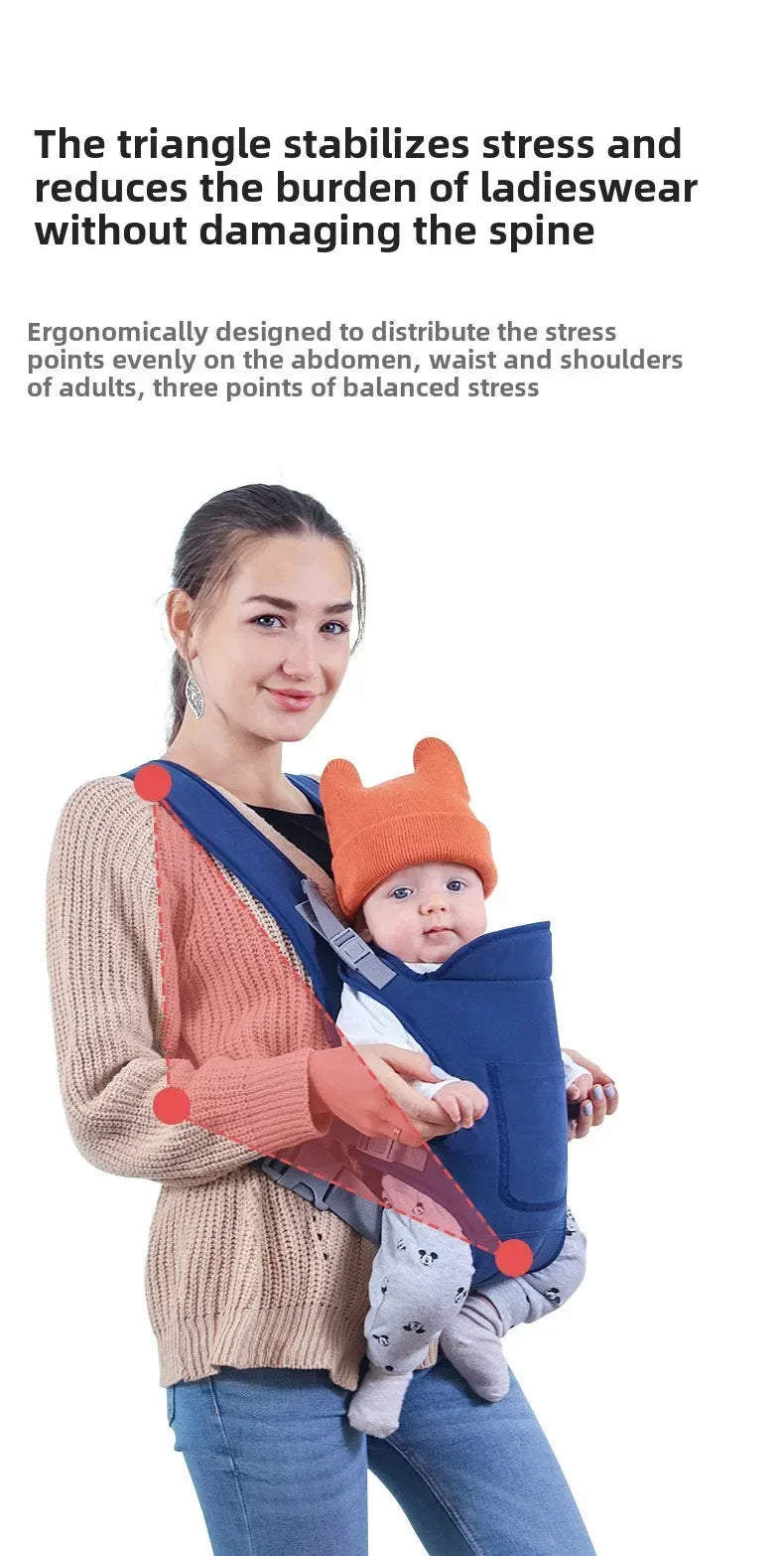 Baby Going Out Safety Sling Carrier Multifunctional Shoulder Baby Carrier Four Methods Front and Back Versatile for All Seasons