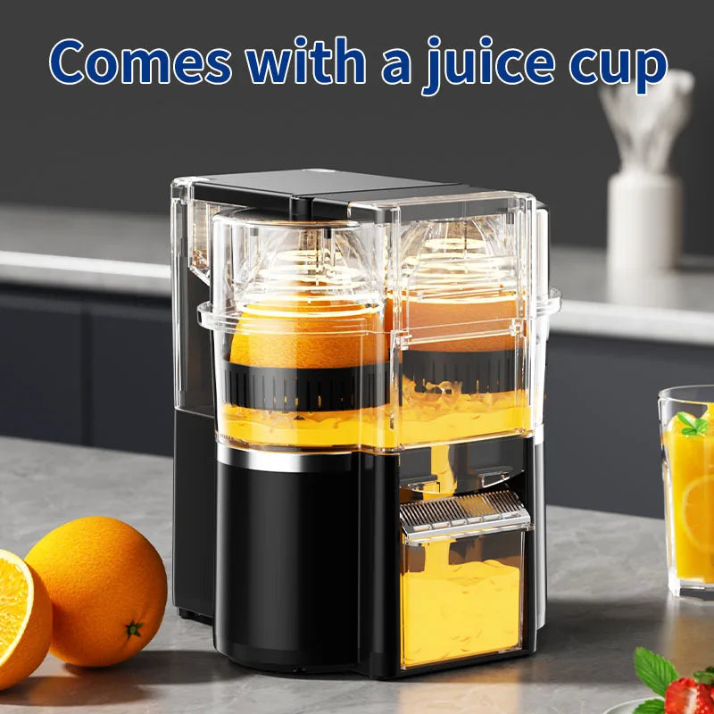 DualHead Electric Orange Juicer Squeezer Citrus Juicer Machines with Power Cord Cleaning Brush for Home Kitchen