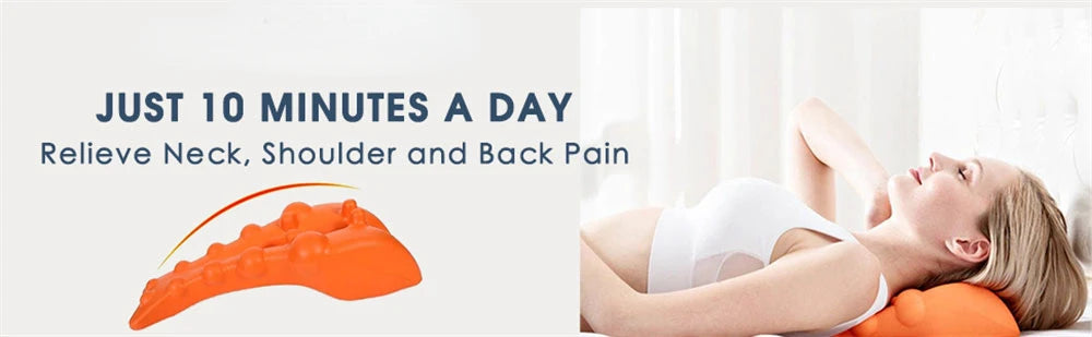 Cervical Traction Device Neck Massager for Cervical vertebra Shoulder Stretcher Trigger Point Massager Neck Acupressure Device